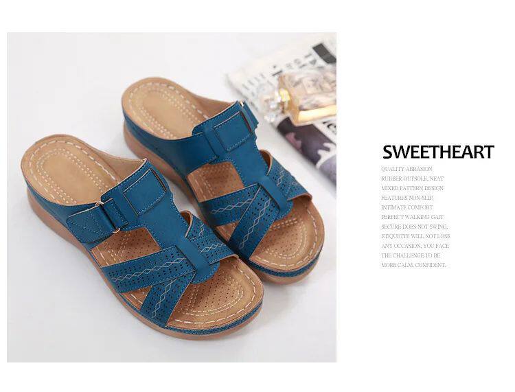 Мода снега сапоги 2023 summer women wedge sandals premium orthopedic open toe OTHER