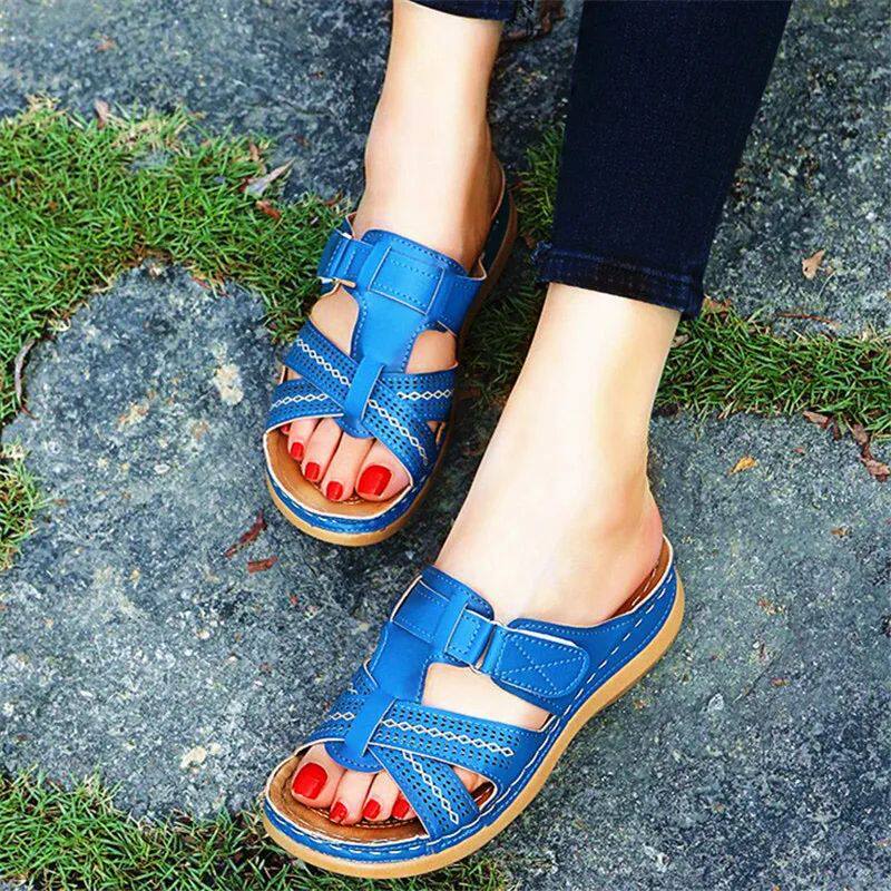Мода снега сапоги 2023 summer women wedge sandals premium orthopedic open toe OTHER