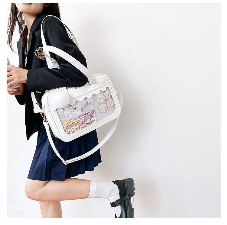 Japanese Kawaii Shoulder Bag For Women кожзаменитель Leather Itabag Tra OTHER / Other 