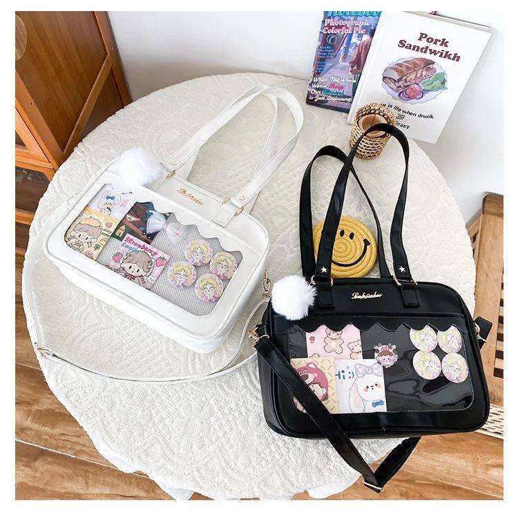 Japanese Kawaii Shoulder Bag For Women кожзаменитель Leather Itabag Tra OTHER / Other 