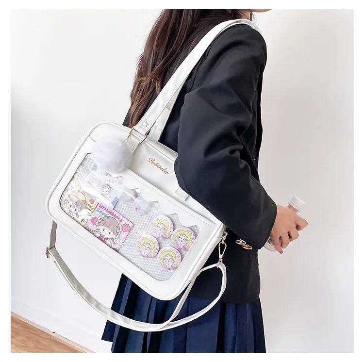 Japanese Kawaii Shoulder Bag For Women кожзаменитель Leather Itabag Tra OTHER / Other 