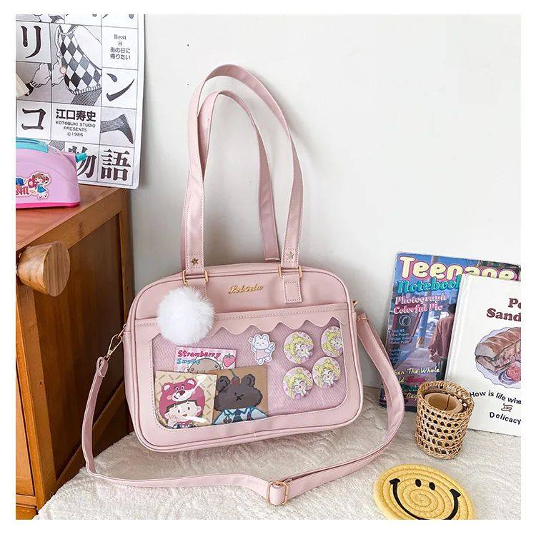 Japanese Kawaii Shoulder Bag For Women кожзаменитель Leather Itabag Tra OTHER / Other 