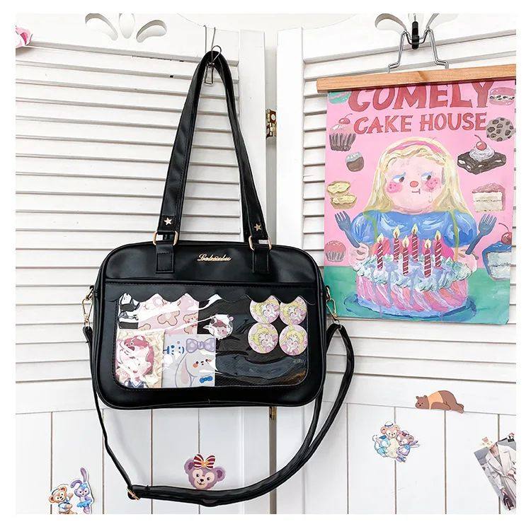 Japanese Kawaii Shoulder Bag For Women кожзаменитель Leather Itabag Tra OTHER / Other 