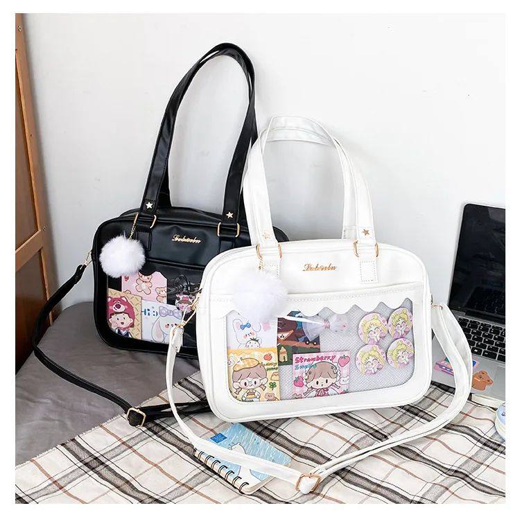 Japanese Kawaii Shoulder Bag For Women кожзаменитель Leather Itabag Tra OTHER / Other 