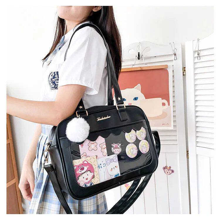 Japanese Kawaii Shoulder Bag For Women кожзаменитель Leather Itabag Tra OTHER / Other 