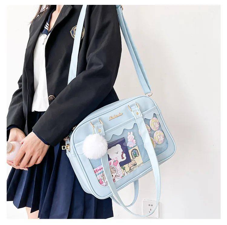 Japanese Kawaii Shoulder Bag For Women кожзаменитель Leather Itabag Tra OTHER / Other 