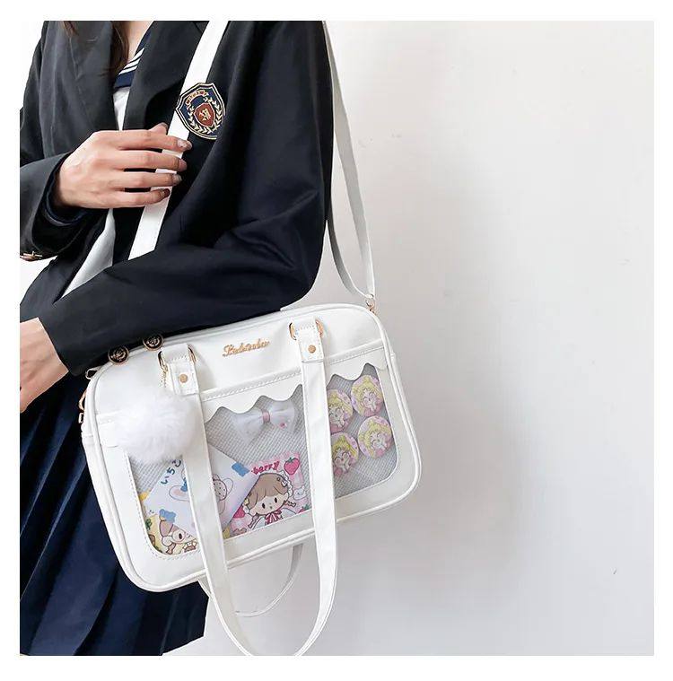 Japanese Kawaii Shoulder Bag For Women кожзаменитель Leather Itabag Tra OTHER / Other 