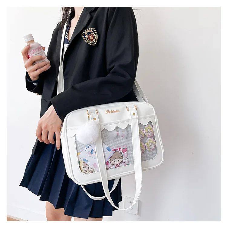 Japanese Kawaii Shoulder Bag For Women кожзаменитель Leather Itabag Tra OTHER / Other 