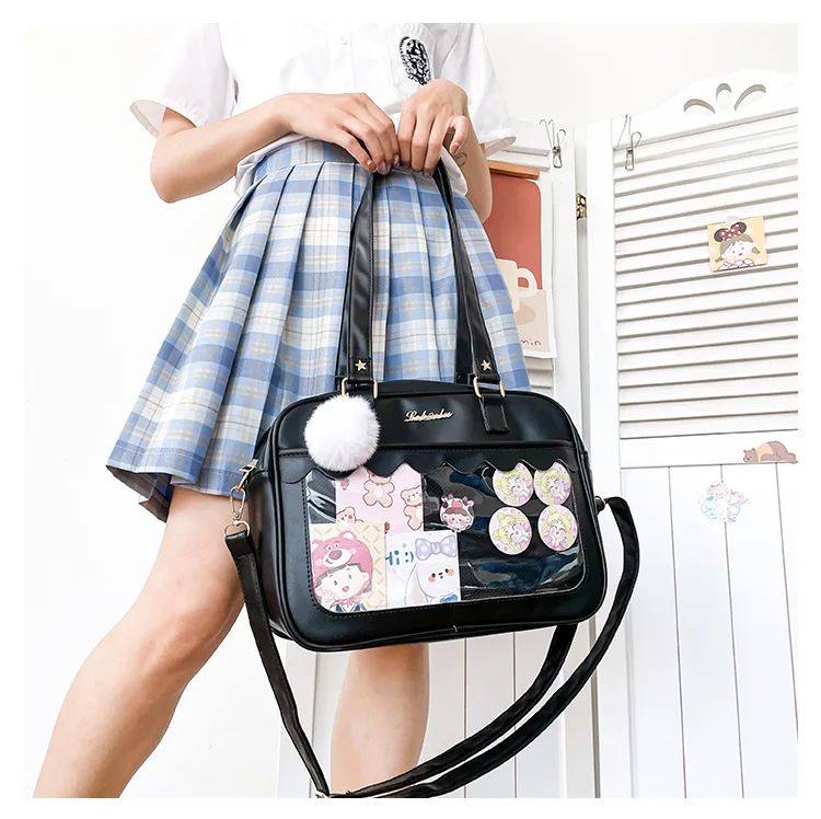 Japanese Kawaii Shoulder Bag For Women кожзаменитель Leather Itabag Tra OTHER / Other 