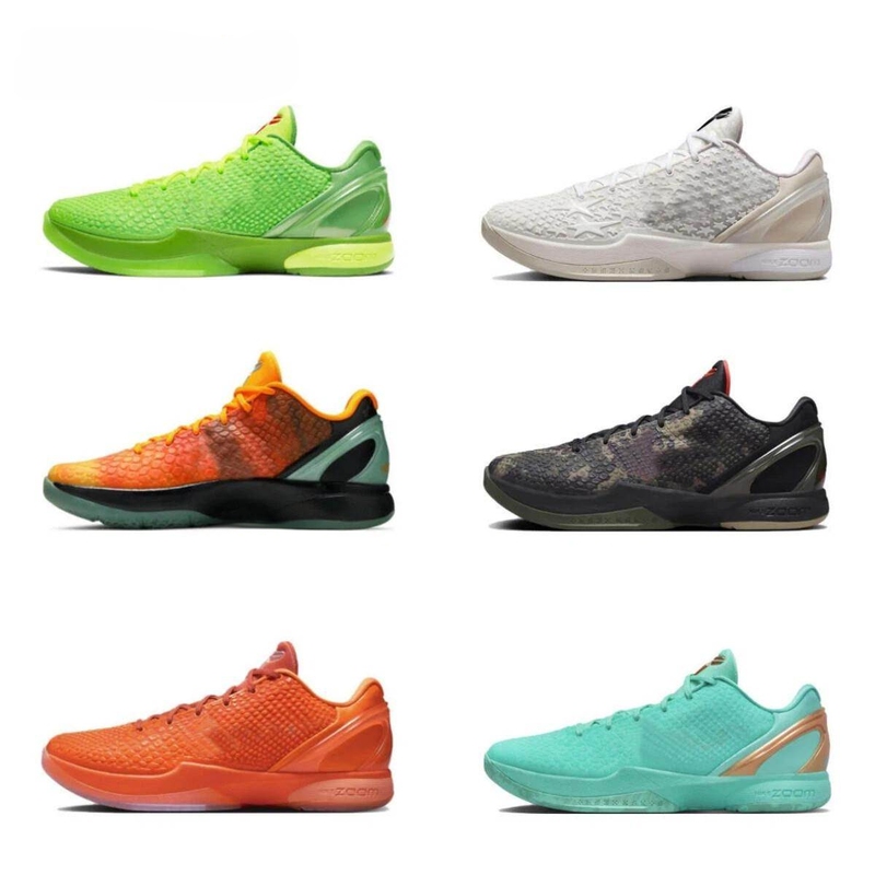Kobe 6Th Generation Green Hornet All-Star Playoffs Black Mamba Zk5Th Generation Bruce Lee Black and White Joker Practical Basketball Shoes for Men Kobe 6Th Generation Green Hornet All-Star Playoffs Black Mamba Zk5Th Generation Bruce Lee Black and White Joker Practical Basketball Shoes for Men