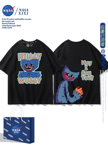 Футболка с короткими рукавами NASA Poppy's Playtime, летняя детская одежда для мальчиков с маком, детская одежда