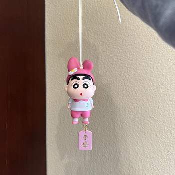 Crayon Shin-Chan Car Interior Rearview Mirror Hanging Ornament, Car Interior Decoration with a High-End Feel, Creative Car Decoration Gift
