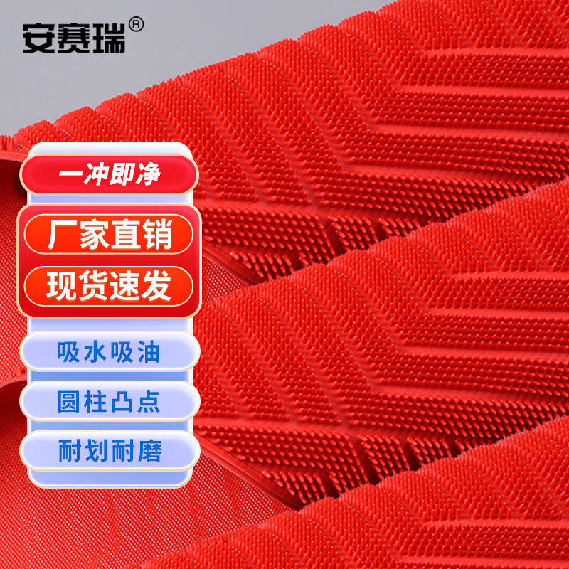 Anseret Non-slip Corridor Aisle Aisle to cut doormat floor mat 90 x 120cm red 7R00234 -Taobao