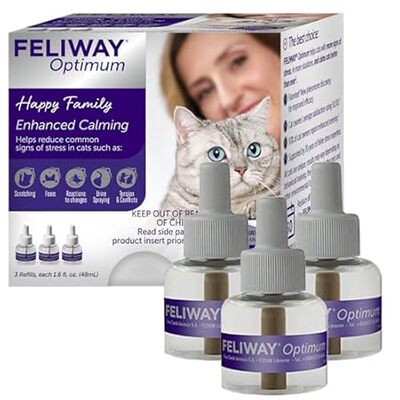 FELIWAY Optimum, расширенный успокаивающий набор с феромонами, 30 дней