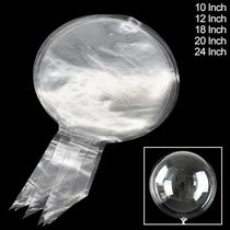 10pcs 10pcs 10pcs 10-24дюймовый Прозрачный Bubble Balo Clear Inflat