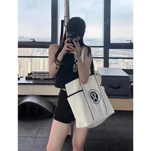 Lululemon Daily Multi-карманный холст сумки 20L Canvas totbag