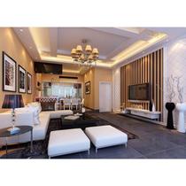 Living room TV background wall design case renderings model room modern simplicity interior design fashion