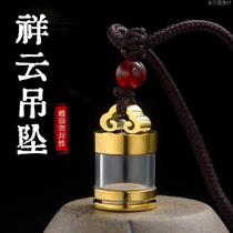 Deciduous tooth commemorative pendant necklace diy baby birth baby fetal hair belly button souvenir homemade hair straightening