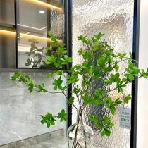 Water rippled glass partition customized living room entrance bathroom glass stone pattern water cube art glass manufacturer