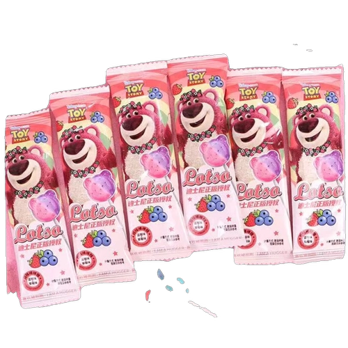 Disney Strawberry Beerlin Barbone Lollipop Cartoon Cartk Candy Candy Small Candy Setlement Kids Festival Gifts