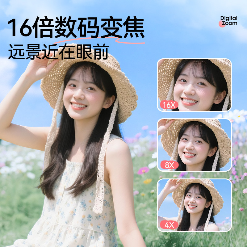 Pdpj Ccd Camera Digital Portable Small Digital High-Definition Travel Can Upload Mobile Phone Card Reader Student Party Photos