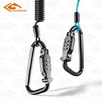 Car password lock electric vehicle and motorcycle helmet lock steel wire inner core spring steel cable lock car basket frame anti-theft lock