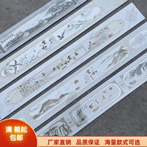 All-ceramic living room wall edge bathroom kitchen wall waistline tile stair top decorative edge skirting