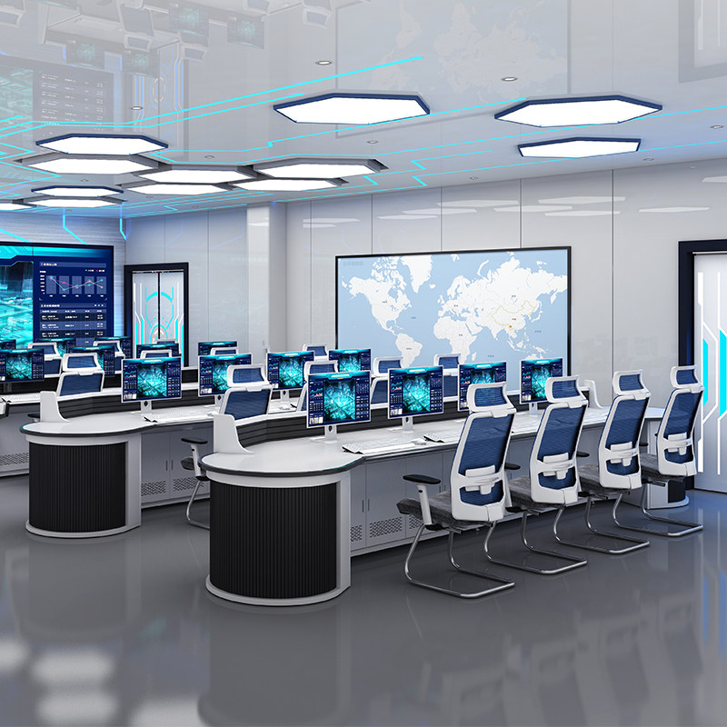 Chen Domain Custom Arc Command Center Dispatching Desk Bench bench monitoring room Control room Control Center Electric power grid Water control room Emergency command desk-Taobao