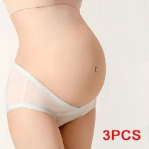 3PCS Modal Womens Panties Traceless Underwear for Maternity