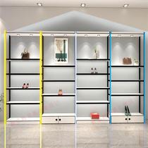 Shoe store shoe rack display rack childrens shoe store shelf shopping mall lighted container bag rack multi-layer shelf store shelf