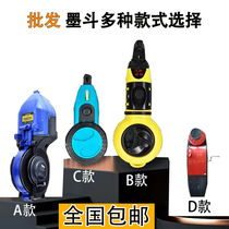 Large manual plastic ink fountain blue large hand rolled ink fountain carpenter making tool marking tool