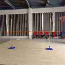 Aluminum alloy high jump frame mobile pulley track and field high jump training school high jump crossbar for primary and secondary schools
