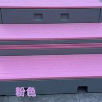 School mobile folding PE plastic flipping chorus stage solid wood music classroom mobile three-story chorus steps