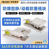 Auluda AT8802 Pharma Storage Tank Baiting Cabin Weighing Module Explosion Proof Acid Weighing Sensor Metering Tank 3t