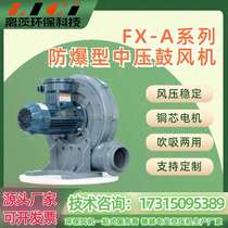 FX - 5 4KW explosion - proof intermediate pressure blower transparent fan special gas conveying oil and gas conveying