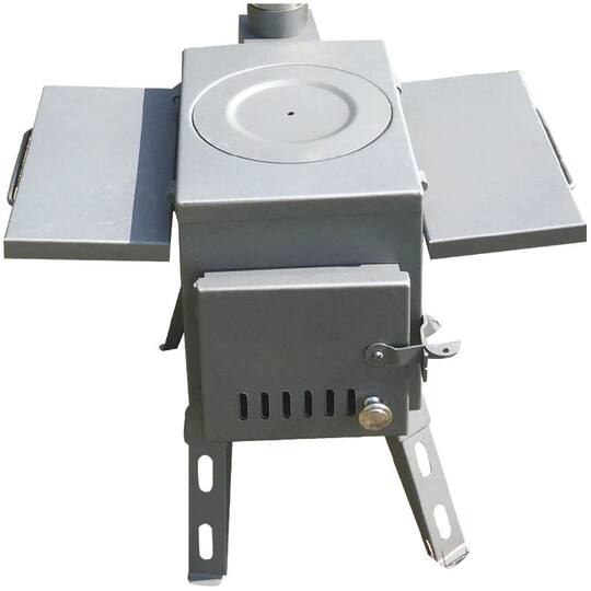 户外柴火炉子便携野餐装备野营用品多功能无烟折叠灶野炊炉具野外