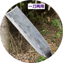 German quality pure handcrafted machete machete machete machete with bamboo long handle Old paragraph splitting firewood for home sickle mountain forest