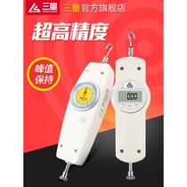 Japanese three-quantity pointer digital display push-pull force gauge tension test instrument spring dynamometer pressure gauge testing machine