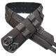 Medieval Double-Layer Wide Belt, Nordic Viking Style, Retro Cosplay Prop