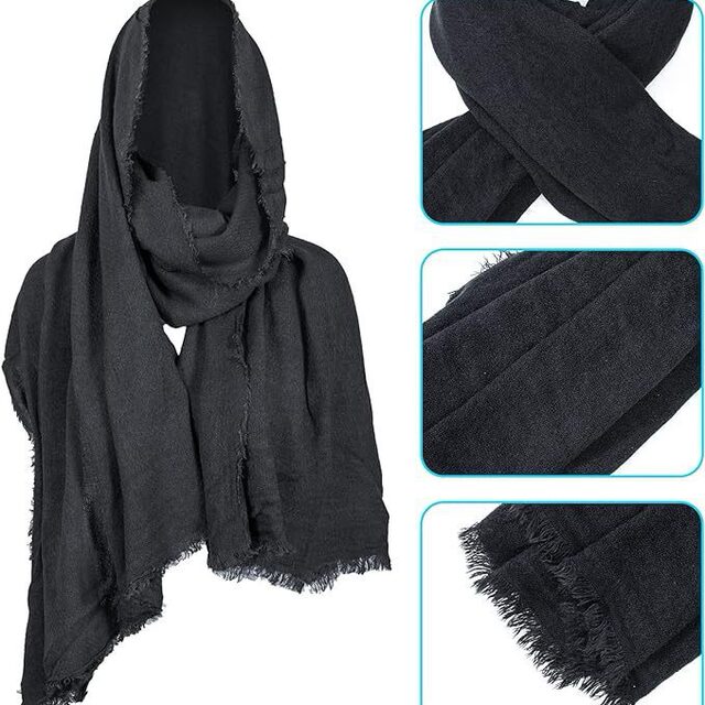 Scarf, Wasteland Style Headscarf, Hood, Shawl, Medieval Knight, Halloween Retro Hooded Cloak