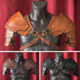 Retro Medieval Shoulder Armor, Renaissance Viking Knight Shoulder Armor, Cos Stage Performance Props Armor