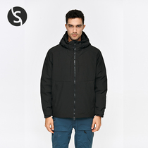 shine me2023 new mens down jacket outdoor hiking and mountaineering fully glued waterproof warm business jacket