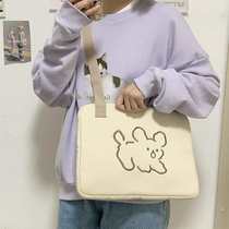 New Korean inch tablet laptop bag shoulder bag womens tablet bag half dimension