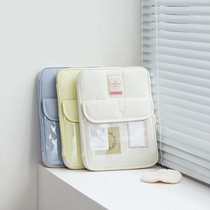 Korean new **** snap button pocket tablet bag storage bag
