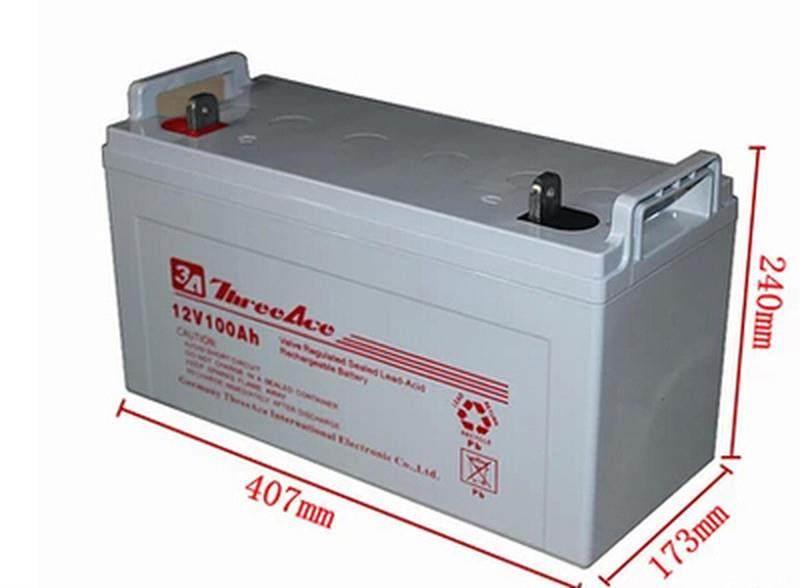 German trump 3A storage battery 12V100AH lead-acid free maintenance UPSEPS DC screen power solar special-Taobao