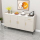 Stone slab sideboard living room integrated wall tea cabinet light luxury cabinet home living room storage cabinet simple storage cabinet