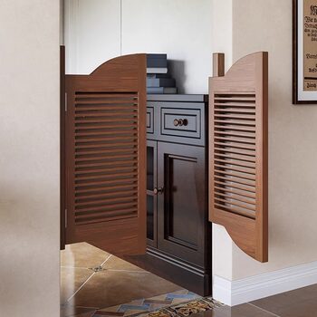 Solid wood half waist door kitchen door bar door middle antique style