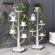 Swiss Joico Flower Stand Living Room Floor-Standing Storage Rack Balcony Flower Pot Rack Green Plant Display Shelf