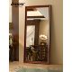 Swiss JOICO solid wood full-length mirror floor-to-ceiling mirror American light luxury bedroom home wall-mounted dressing mirror wall-mounted mirror