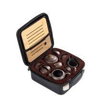 Mr. Nanshan Zisha Portable Travel Kung Fu Tea Set One Pot Six Cups Home Simple Company Opening Gift